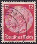 Stamps Germany -  Presidente Hindenburg