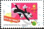 Stamps France -  DÍA  DEL  SELLO.  PIOLÍN  Y  SILVESTRE.