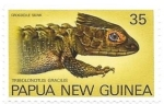 Stamps Papua New Guinea -  reptiles