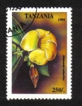 Stamps Tanzania -  Flores Tropicales