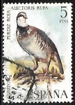Stamps Spain -  Fauna hispanica - Perdiz Roja
