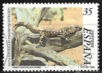 Stamps Spain -  Fauna Española en peligro de extinción - Lagartos 