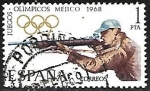 Stamps Spain -  Juegos Olímpicos de Mexico 1968 - Tiro