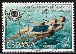 Stamps Spain -  XVII Campeonato del Mundo de Salvamiento - Barcelona Sept. 1974