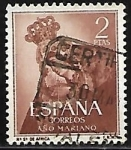 Stamps Spain -  Nª Sra de África 