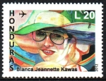 Stamps Honduras -  BLANCA  JEANNETTE  KAWAS  (1946-1995)