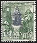 Stamps Spain -  Misterios del Sto. Rosario - Anónimo