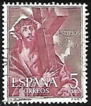Stamps Spain -  Misterios del Sto. Rosario - Cargando la Cruz - El Greco