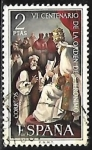 Stamps Spain -  VI Centenario de la Orden de Jerónimo