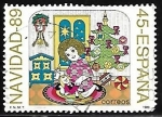 Stamps Spain -  Navidad - 89