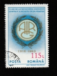 Stamps Romania -  75 aniv. de la asociación de ingenieros rumanos