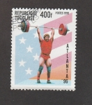 Stamps Togo -  J.O.Atlanta 96 .