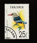 Stamps Tanzania -  Ave pescadora de cabeza gris
