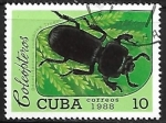 Stamps Cuba -  Insectos - Odontotaenius zodiacus
