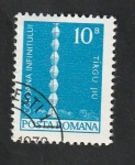 Stamps Romania -  Comumna del infinito, en Tirgu Liu