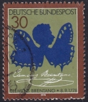 Stamps Germany -  Clemens Brentano