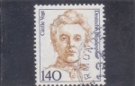 Stamps Germany -  CECILE VOGT-mujeres célebres