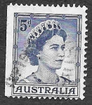 Stamps Australia -  319 - Reina Isabel II