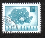 Stamps Romania -  Postal y transporte