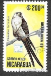 Stamps Nicaragua -  C1173 - Elanio Tijereta