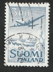 Stamps Finland -  3 - Avión Douglas DC 6