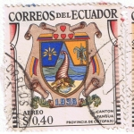 Stamps Ecuador -  Canton Pagua Provincia de Cotopaxi