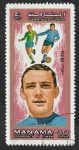 Stamps United Arab Emirates -  70 - Luigi Riva (Italia)
