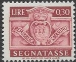 Stamps San Marino -  escudo