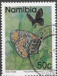 Stamps Namibia -  mariposas