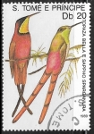 Stamps So Tom and Prncipe -  Aves  Topaza Bella