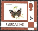 Stamps Gibraltar -  mariposas