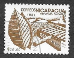 Stamps Nicaragua -  1608 - Tabaco