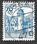 Stamps Germany -  1314 - Castillo de Ahrensburg