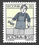 Stamps Poland -  3277 - Signos del Zodiaco