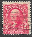 Stamps United States -  301 - George Washington