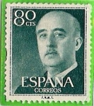 Stamps Spain -  General Franco