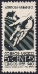 Stamps Mexico -  Censos 1939-1940