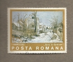 Stamps Romania -  Estampa invernal por I. Andreescu