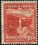 Stamps Colombia -  Salto de Tequendama.
