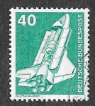 Stamps Germany -  1174 - Transbordador espacial