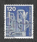 Stamps Germany -  1181 - Planta de Química