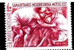 Stamps Vatican City -  Samaritanos