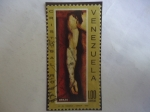 Stamps Venezuela -  Brazo - Cristobal Rojas Poleo (1857-1890)- Pintor Venezolano.
