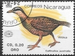 Stamps Nicaragua -  aves