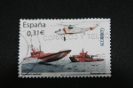 Stamps Spain -  salvamiento maritimo