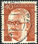 Stamps Germany -  Gustav Heinemann