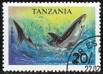 Stamps Tanzania -  Peces -Isurus oxyrinchus