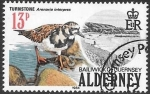 Stamps United Kingdom -  Aves de Alderney