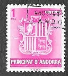 Stamps Andorra -  134 - Escudo Nacional