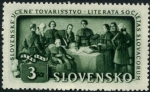 Stamps Slovakia -  Sociedad Literaria
